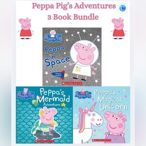Peppa Pig’s Adventures Book Bundle - 3 Paperback Books